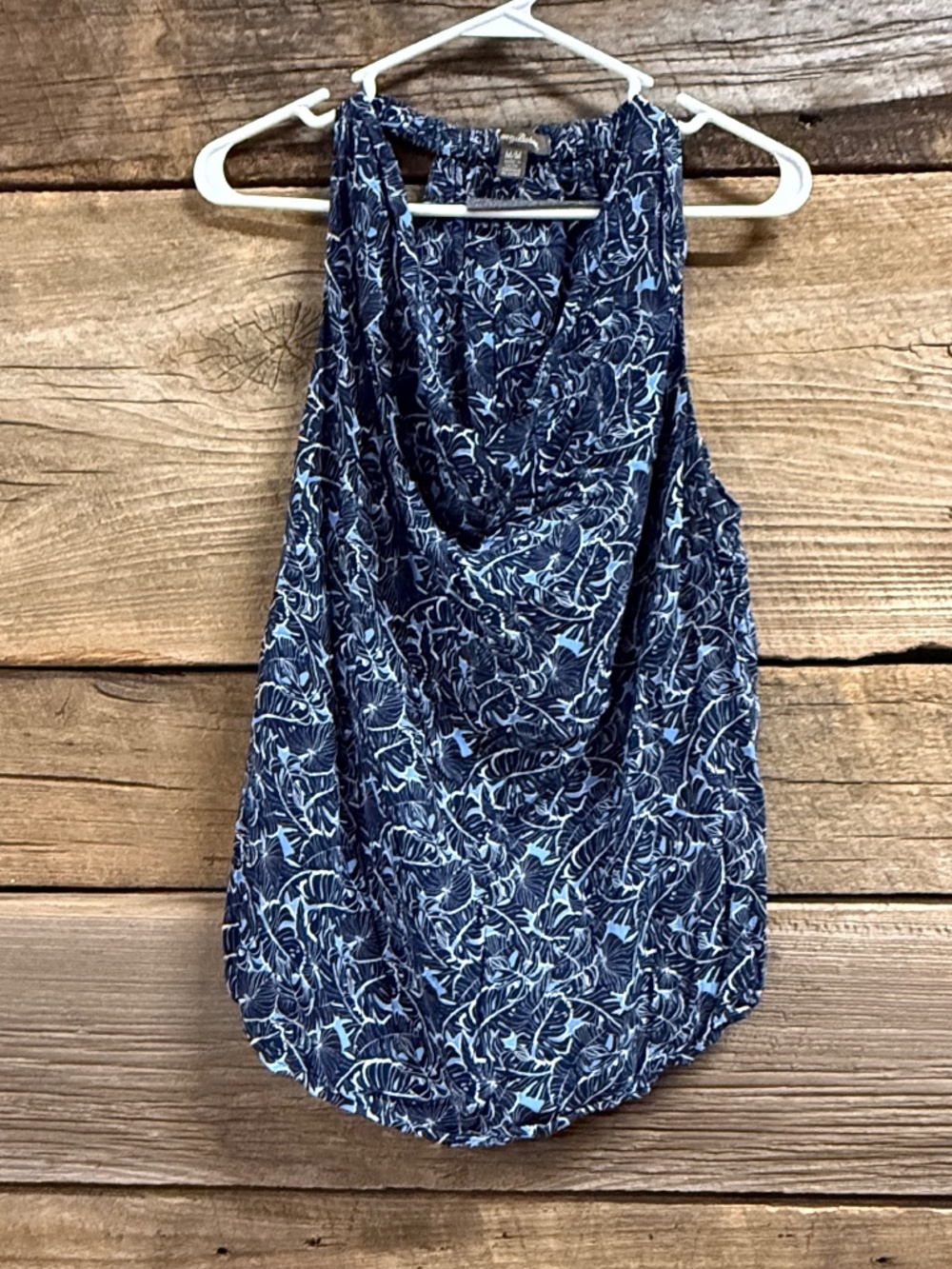 Tommy Bahama Blue tank top, Med